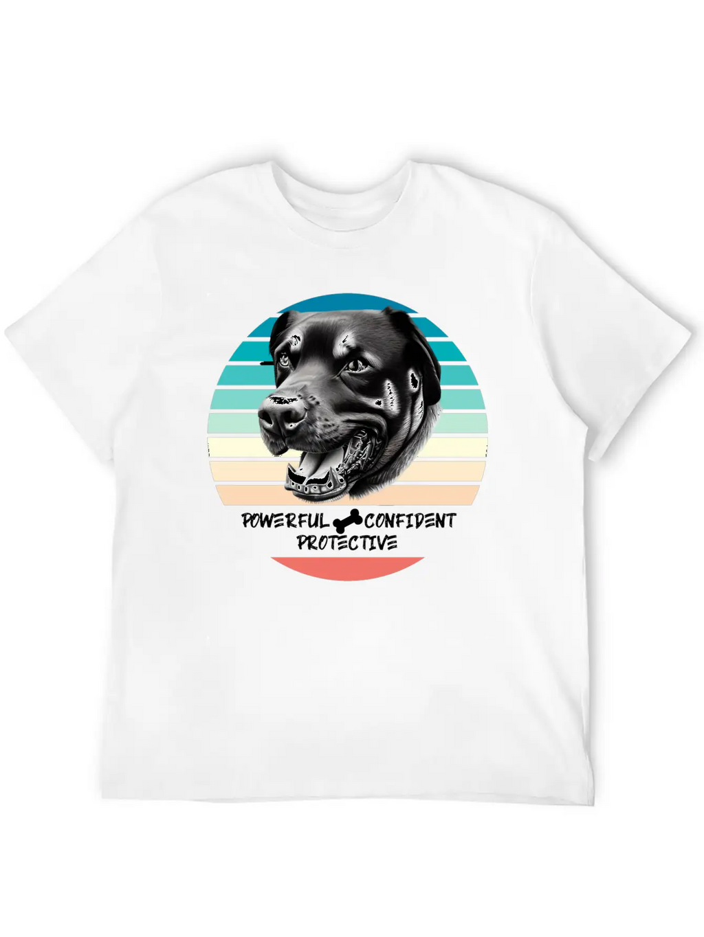 ROTTWEILER: Powerful, Confident, Protective Timeless Short Sleeve Tee – Comfy And Minimalist Design