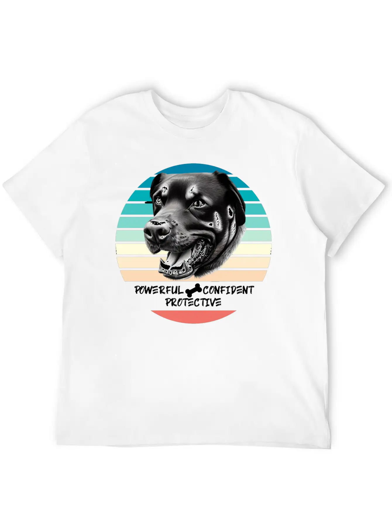 ROTTWEILER: Powerful, Confident, Protective Timeless Short Sleeve Tee – Comfy And Minimalist Design