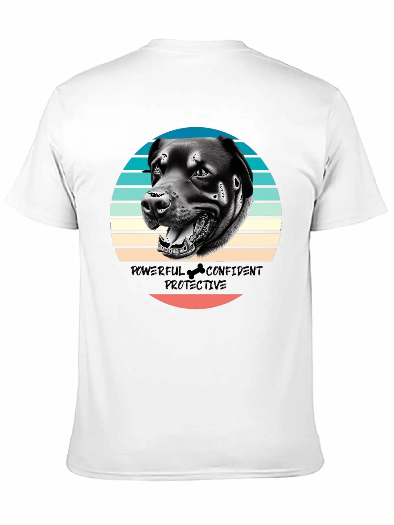 ROTTWEILER: Powerful, Confident, Protective Timeless Short Sleeve Tee – Comfy And Minimalist Design