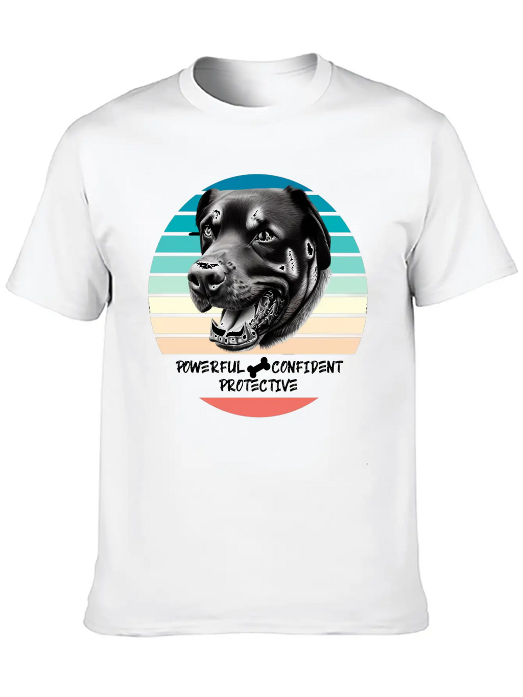 ROTTWEILER: Powerful, Confident, Protective Timeless Short Sleeve Tee – Comfy And Minimalist Design