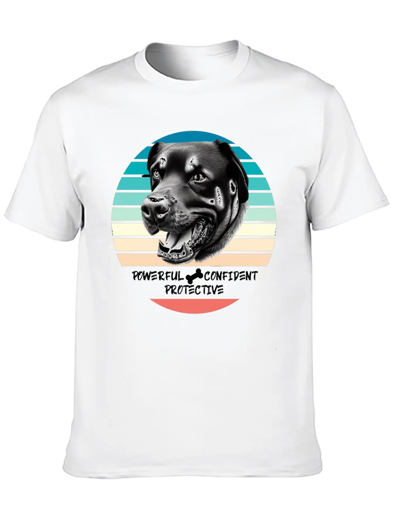 ROTTWEILER: Powerful, Confident, Protective Timeless Short Sleeve Tee – Comfy And Minimalist Design