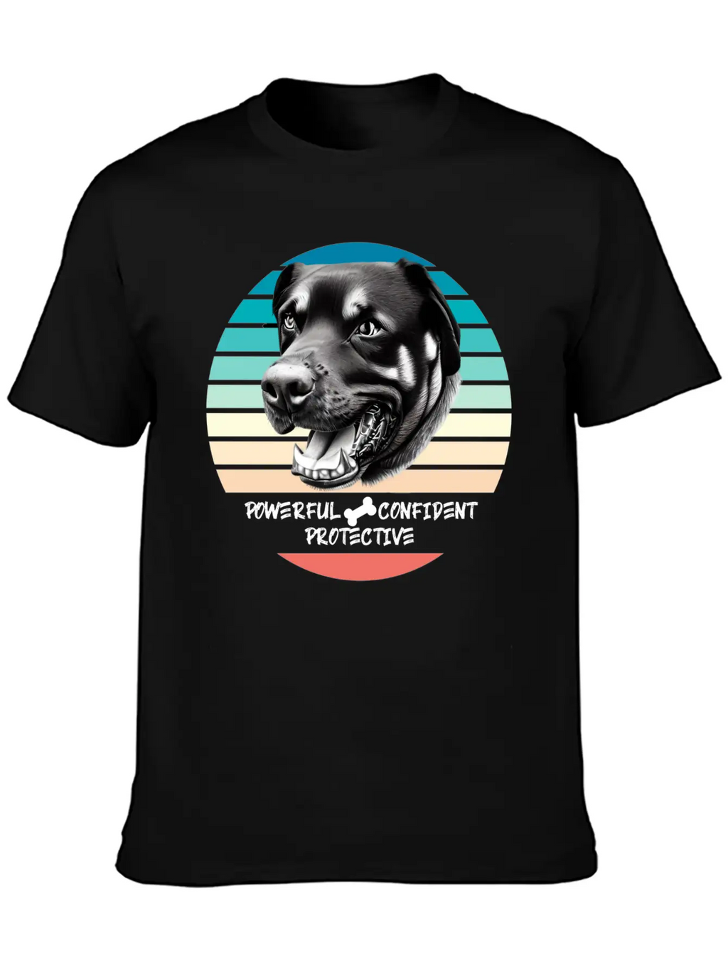ROTTWEILER: Powerful, Confident, Protective Timeless Short Sleeve Tee – Comfy And Minimalist Design