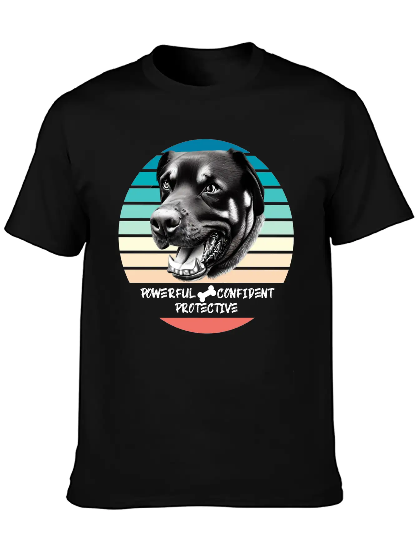 ROTTWEILER: Powerful, Confident, Protective Timeless Short Sleeve Tee – Comfy And Minimalist Design