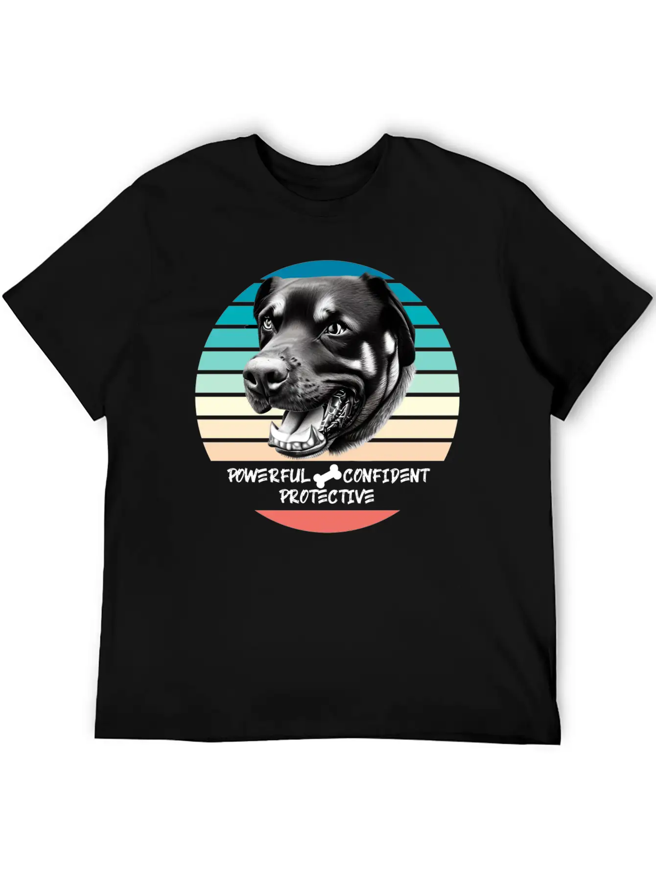 ROTTWEILER: Powerful, Confident, Protective Timeless Short Sleeve Tee – Comfy And Minimalist Design