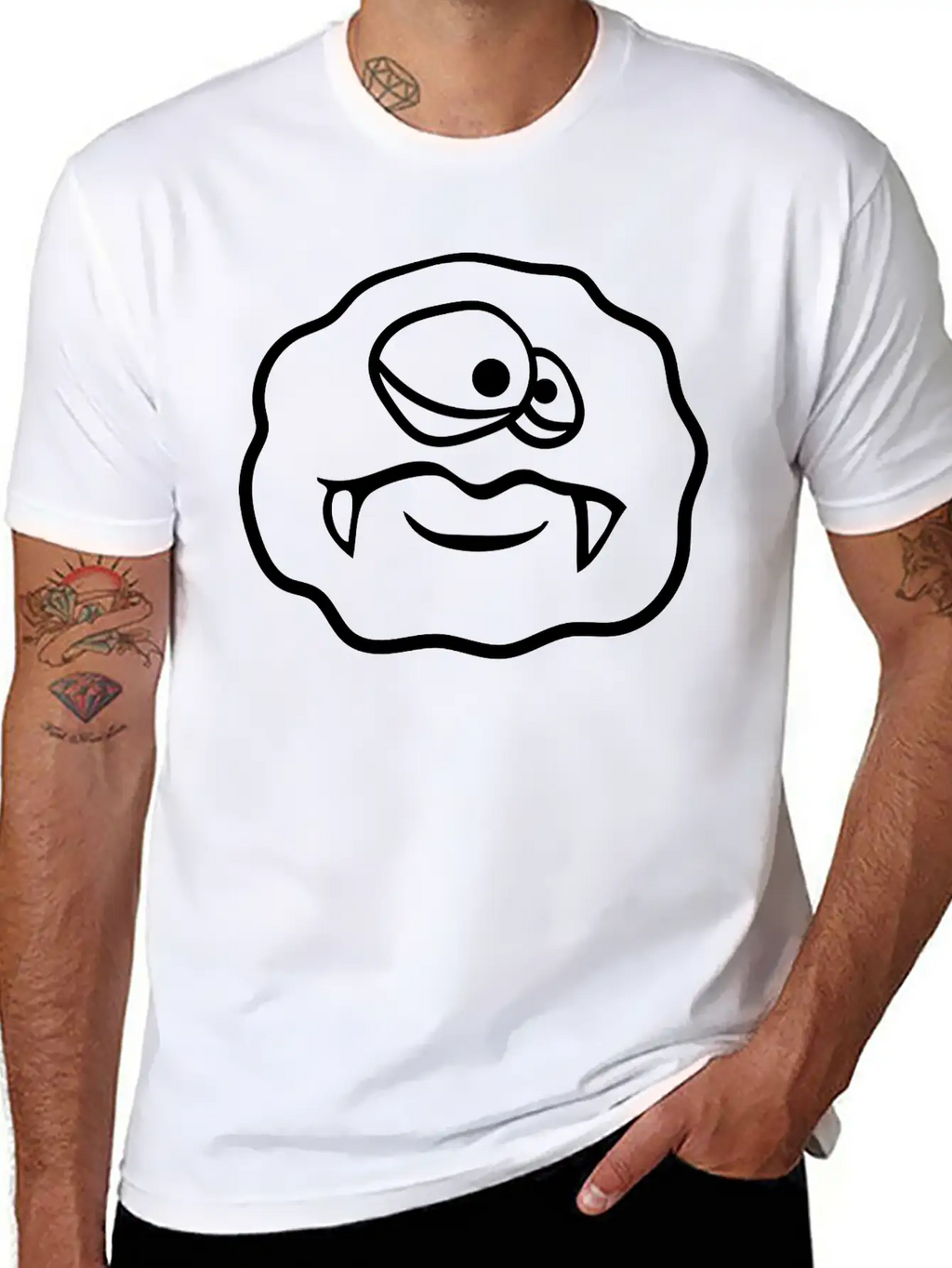 Round Circle Bacterium Virus Cell Glibber Slime Di Classic Cotton Tee – Unisex Comfort For Any Season