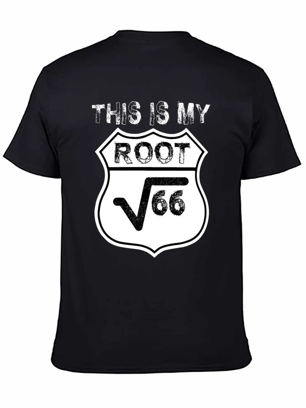 Route 66 Root Math Mathematics Biker Road Classic Cotton Tee – Unisex Comfort For Any Season