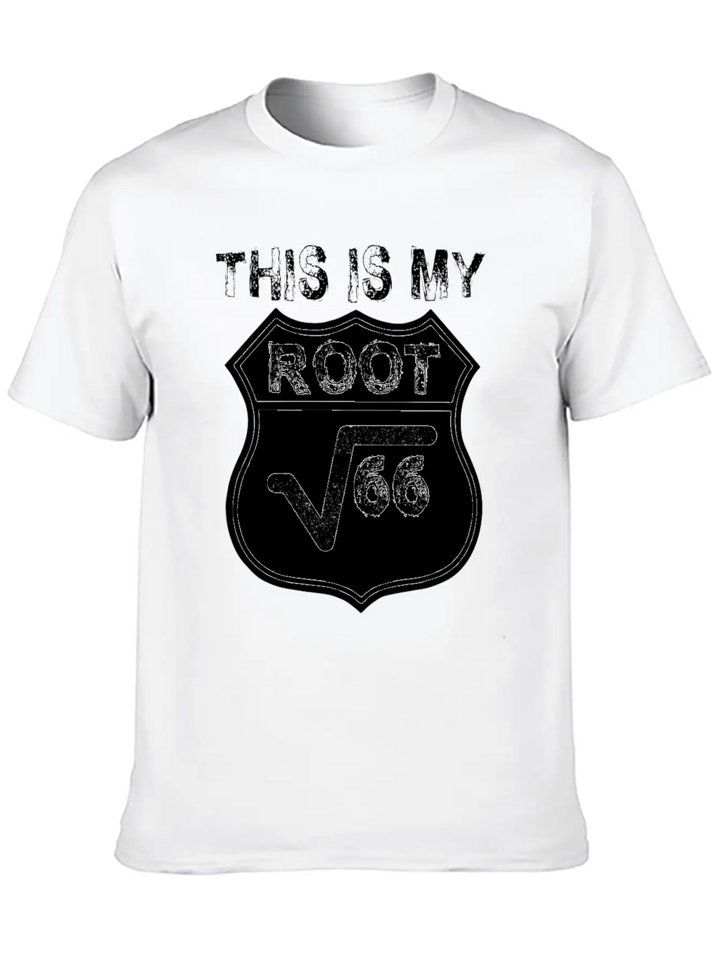 Route 66 Root Math Mathematics Biker Road Classic Cotton Tee – Unisex Comfort For Any Season