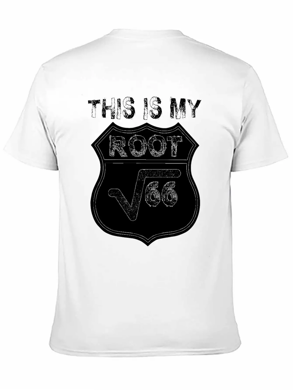 Route 66 Root Math Mathematics Biker Road Classic Cotton Tee – Unisex Comfort For Any Season