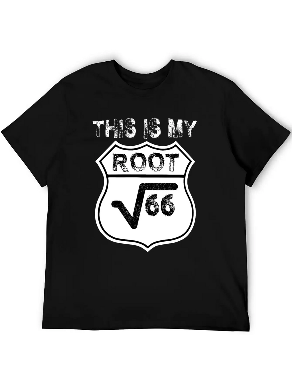 Route 66 Root Math Mathematics Biker Road Classic Cotton Tee – Unisex Comfort For Any Season