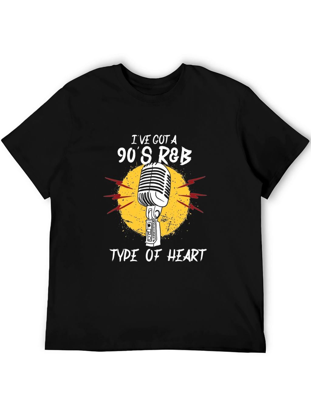 90s R&B Microphone Graphic T-Shirt