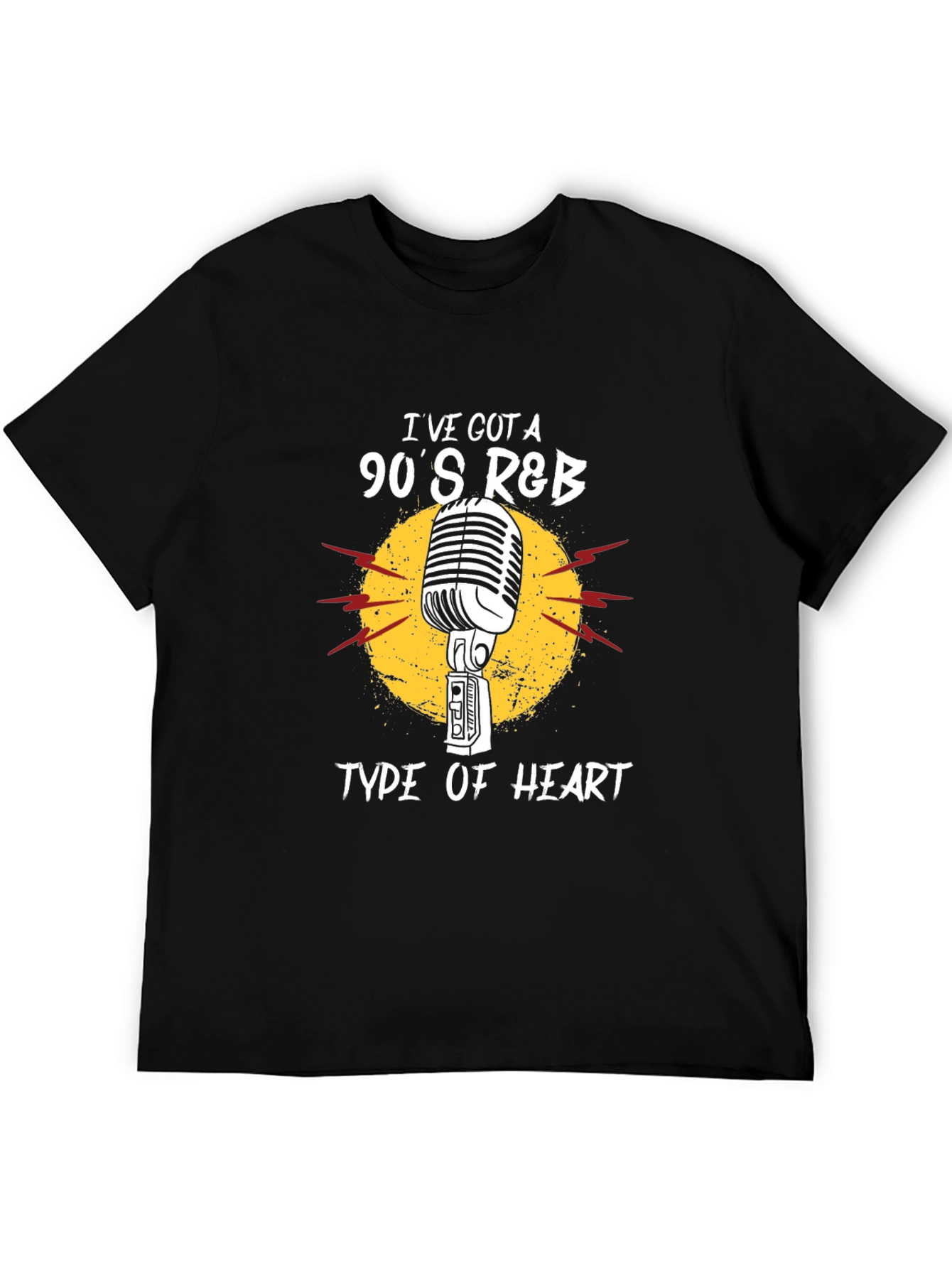 90s R&B Microphone Graphic T-Shirt
