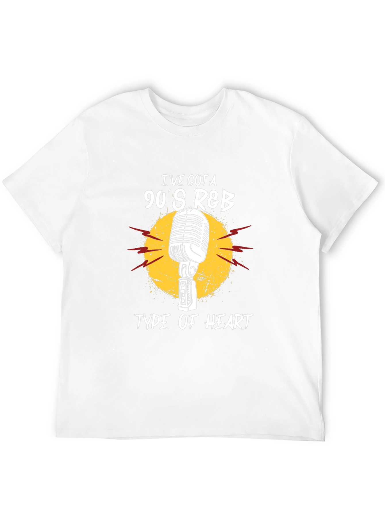 90s R&B Microphone Graphic T-Shirt