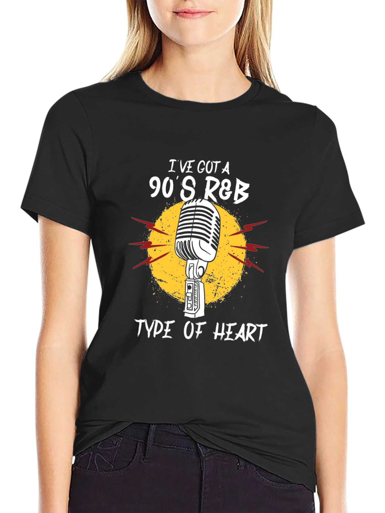90s R&B Microphone Graphic T-Shirt
