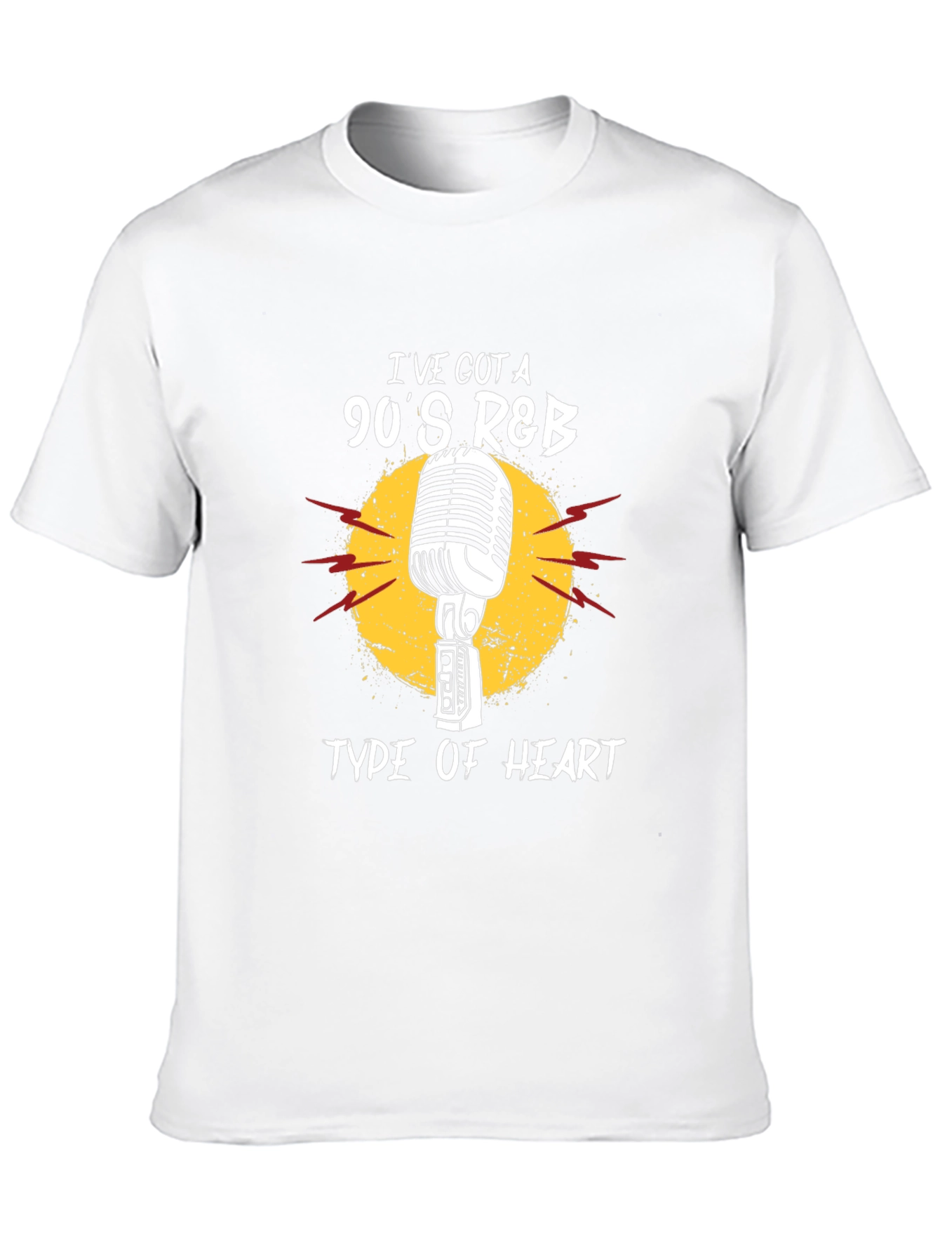 90s R&B Microphone Graphic T-Shirt