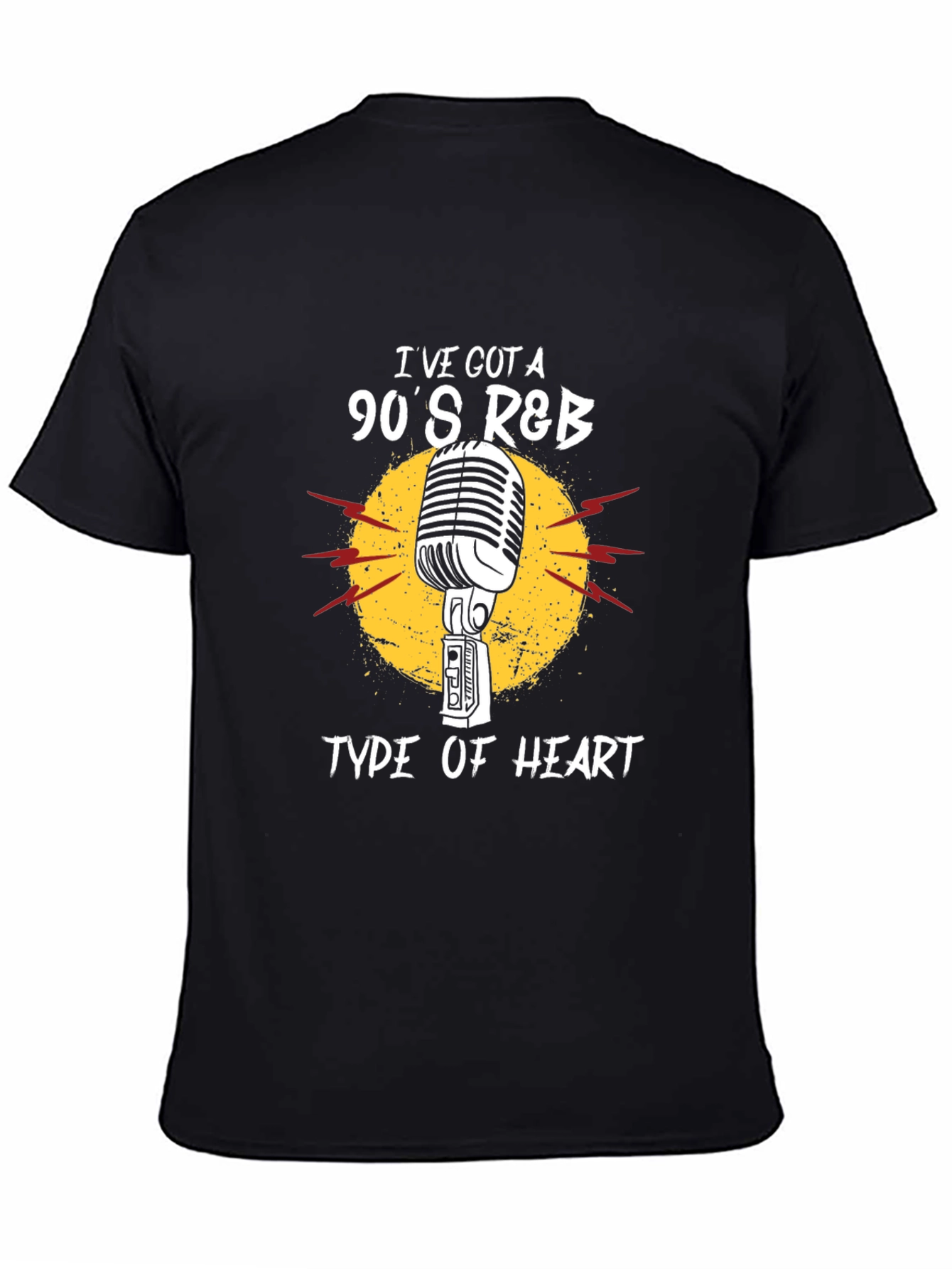 90s R&B Microphone Graphic T-Shirt