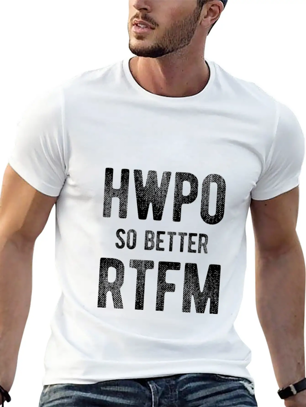 Rtfm, Read The F... Manual, Hard Work Pays Off Modern Fit Casual T-Shirt – Clean And Versatile Design