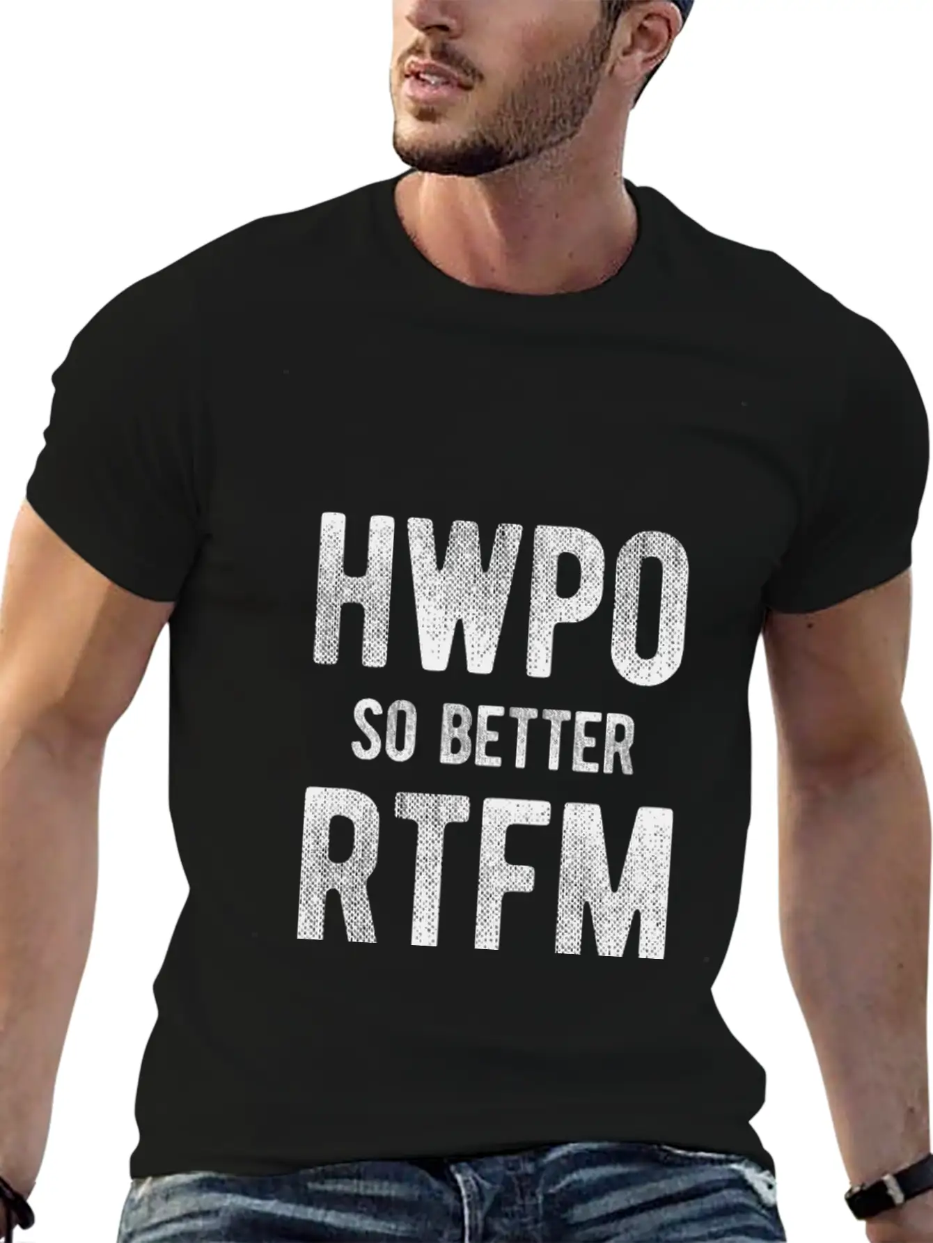 Rtfm, Read The F... Manual, Hard Work Pays Off Modern Fit Casual T-Shirt – Clean And Versatile Design