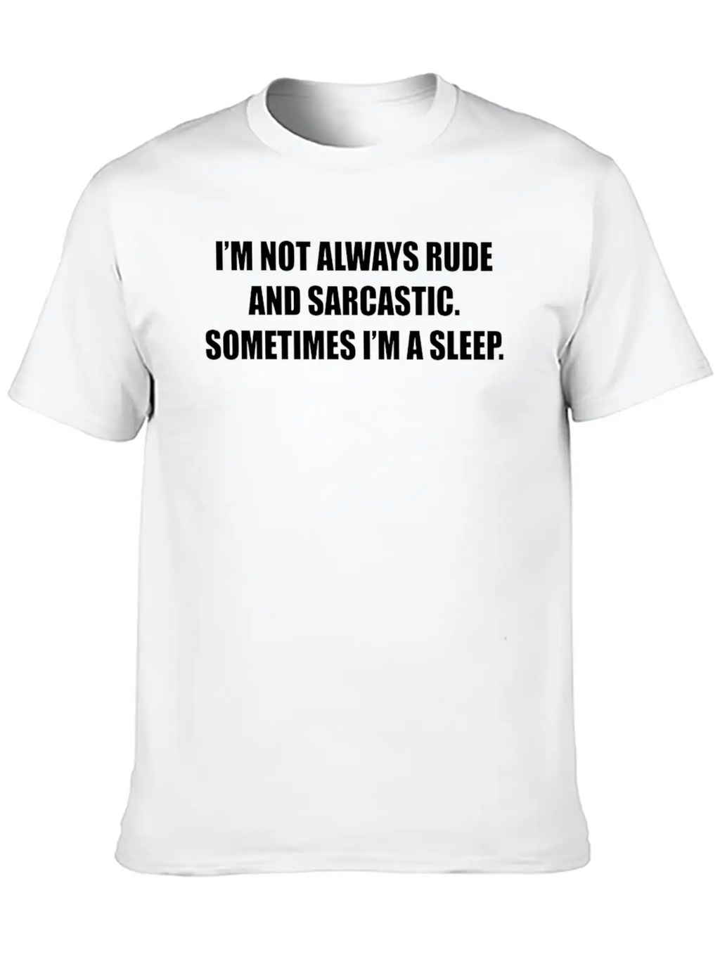 RUDE AND SARCASTIC Breathable Graphic T-Shirt – Perfect For Casual Days