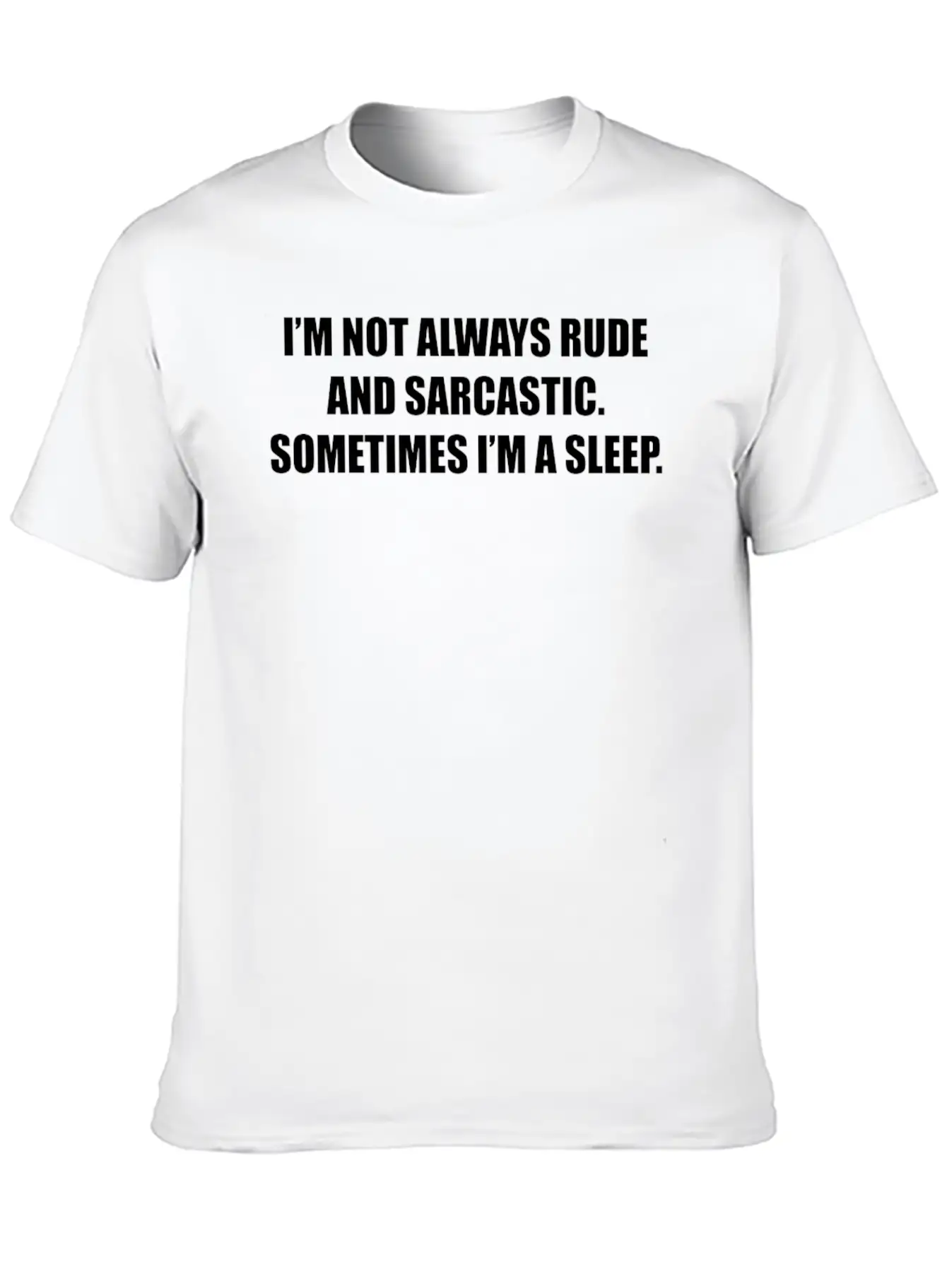 RUDE AND SARCASTIC Breathable Graphic T-Shirt – Perfect For Casual Days