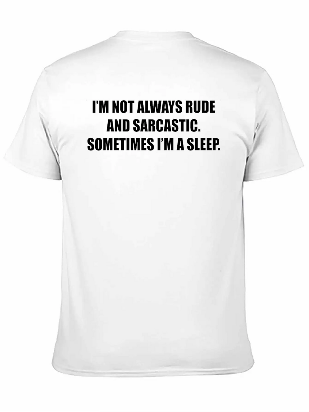 RUDE AND SARCASTIC Breathable Graphic T-Shirt – Perfect For Casual Days