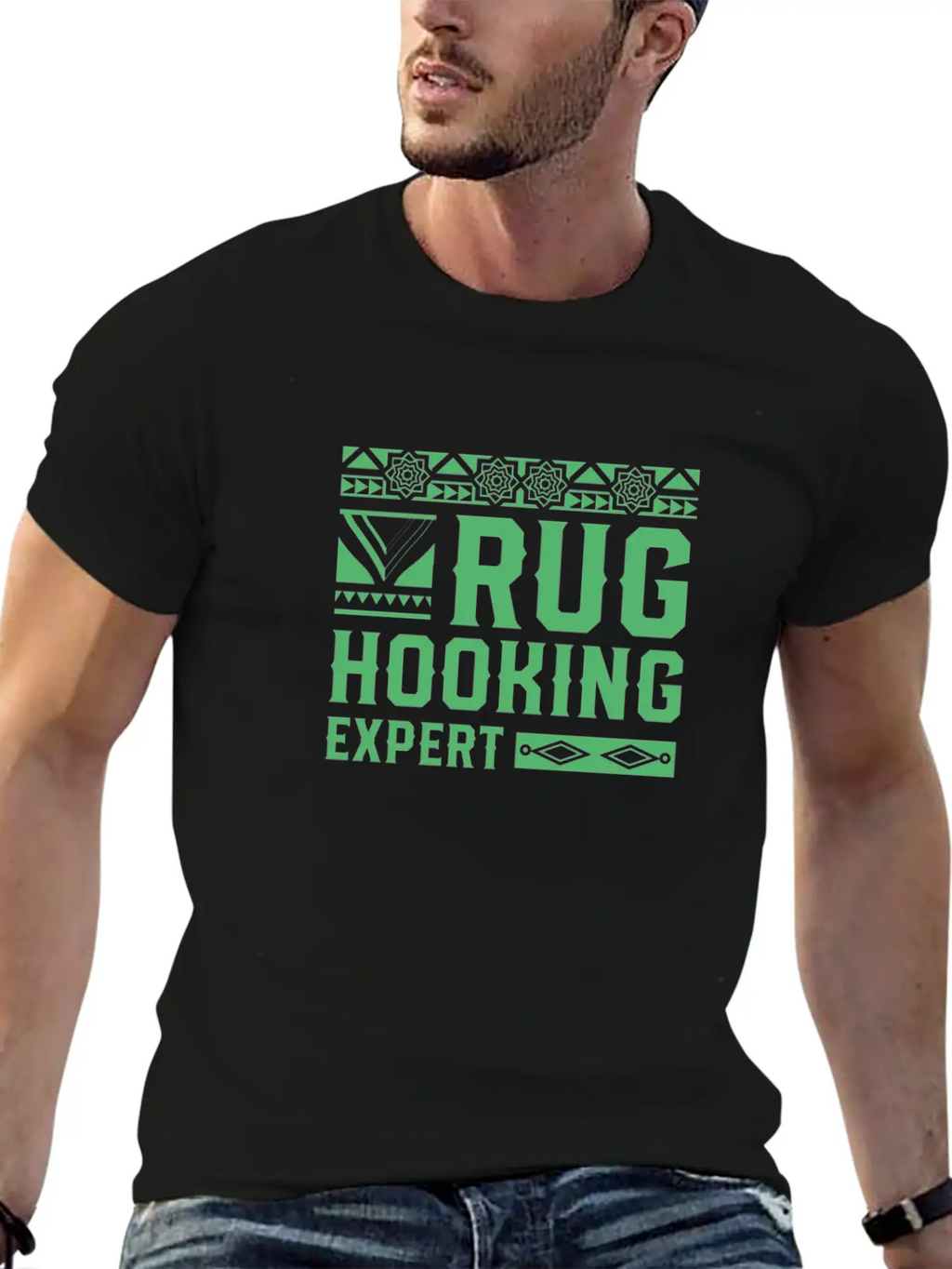 Rug Hooking Crochet Crocheter Hook Breathable Graphic T-Shirt – Perfect For Casual Days