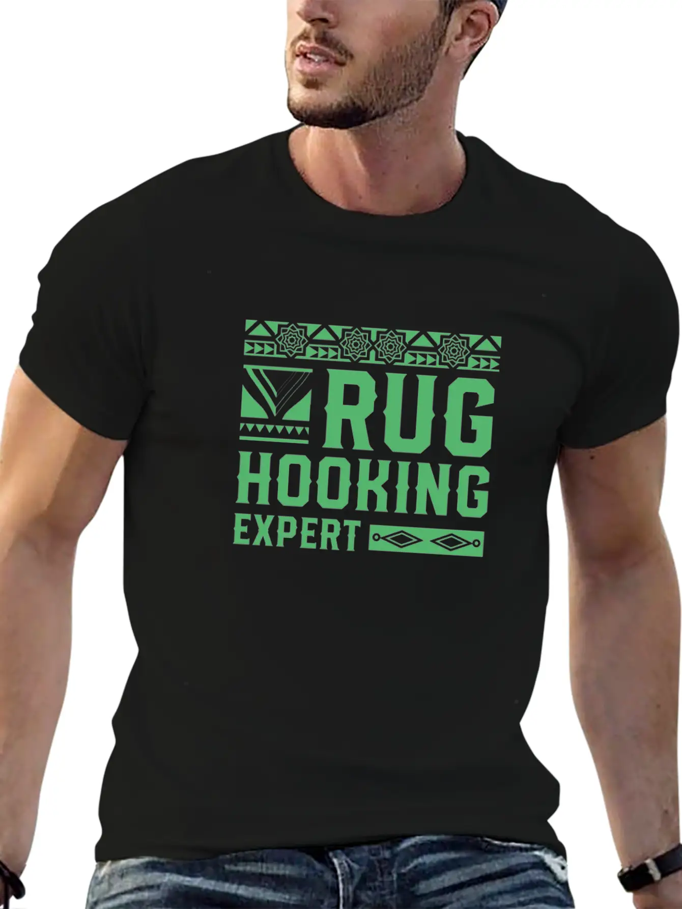 Rug Hooking Crochet Crocheter Hook Breathable Graphic T-Shirt – Perfect For Casual Days