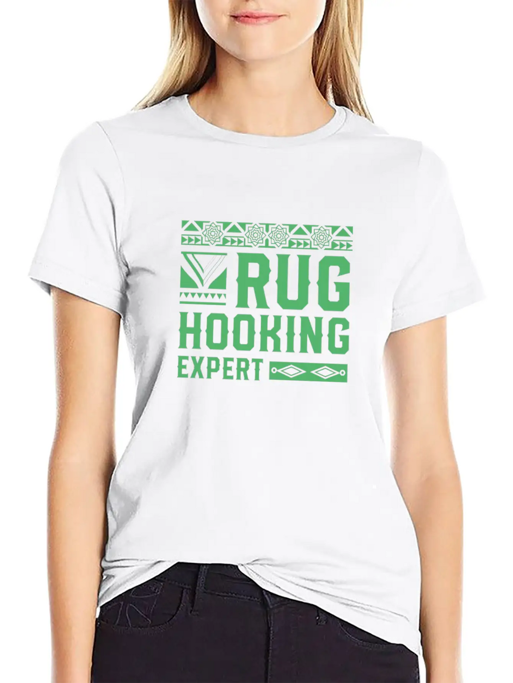 Rug Hooking Crochet Crocheter Hook Breathable Graphic T-Shirt – Perfect For Casual Days