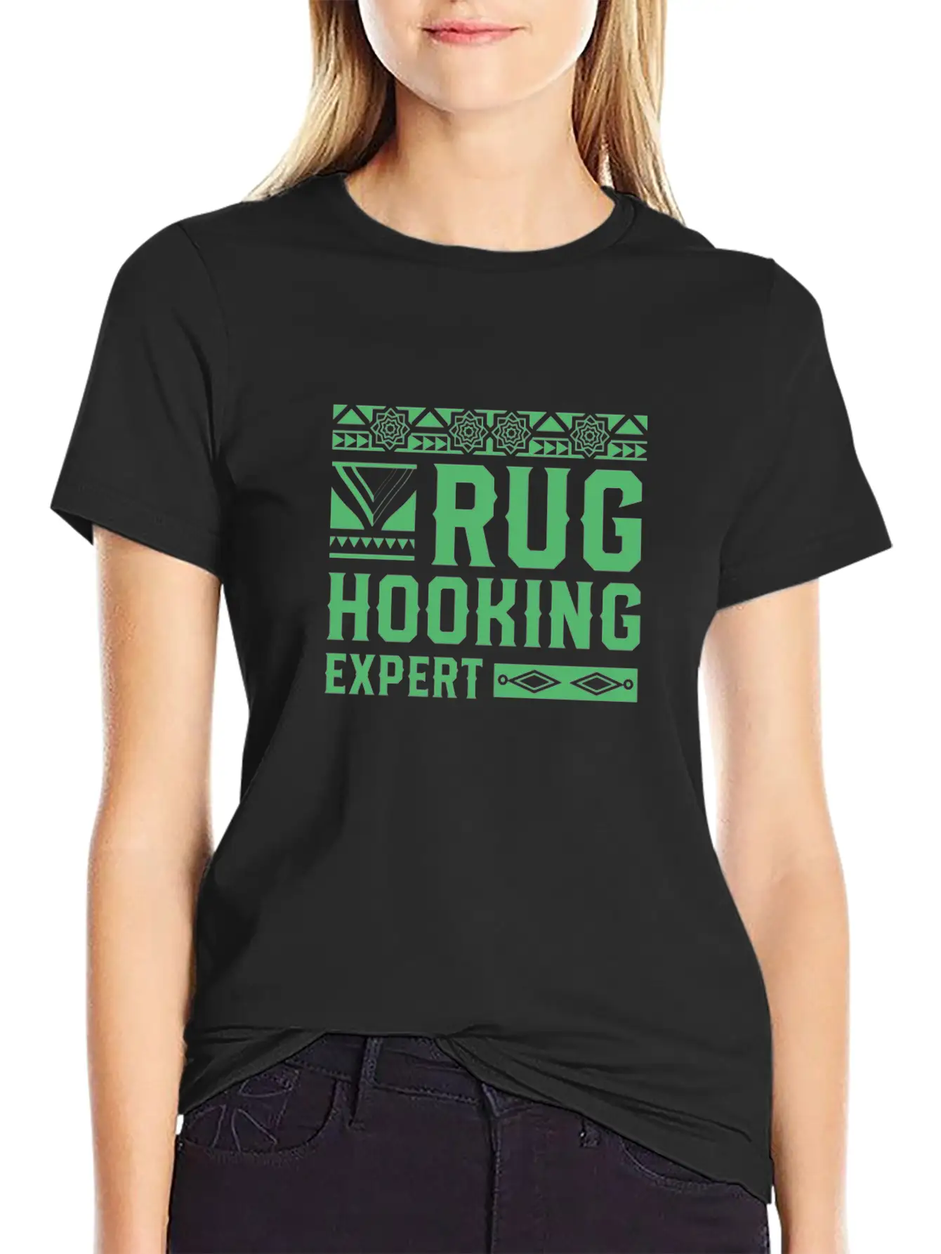 Rug Hooking Crochet Crocheter Hook Breathable Graphic T-Shirt – Perfect For Casual Days