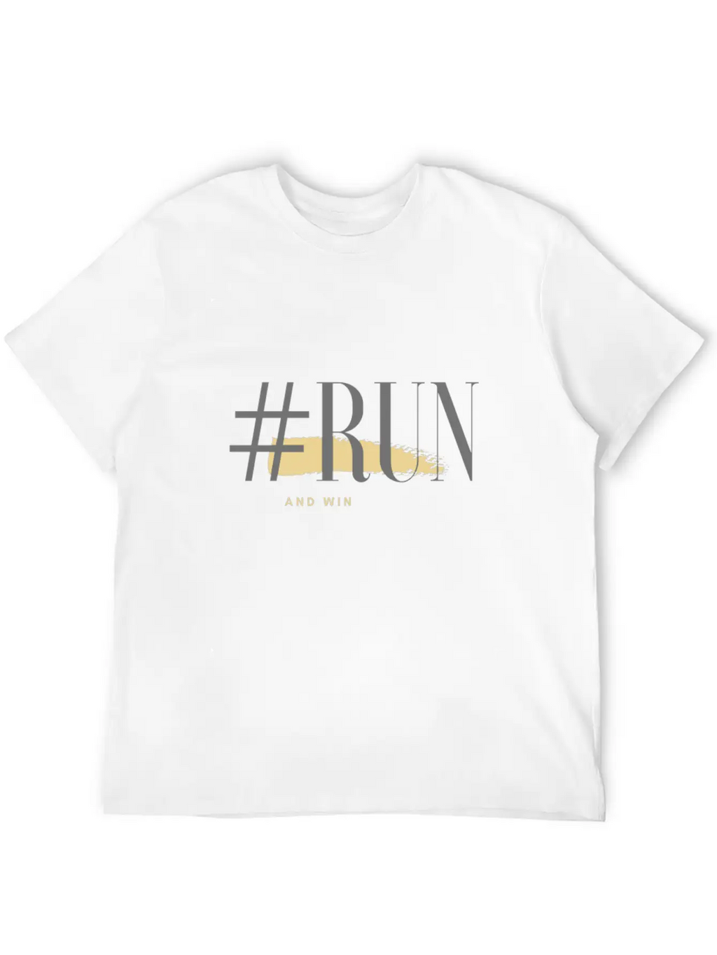 Run And Win Fitness / Sport / Running Stylish Everyday T-Shirt – Unisex Basic Cotton Tee