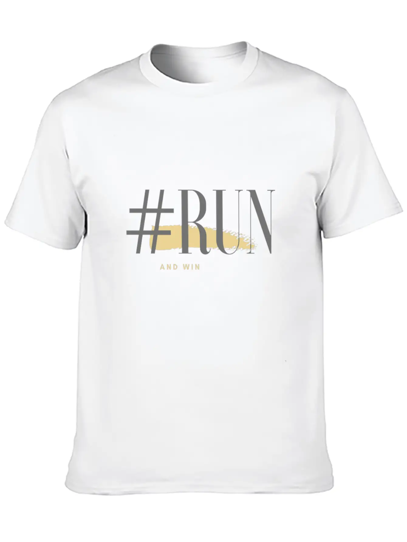 Run And Win Fitness / Sport / Running Stylish Everyday T-Shirt – Unisex Basic Cotton Tee