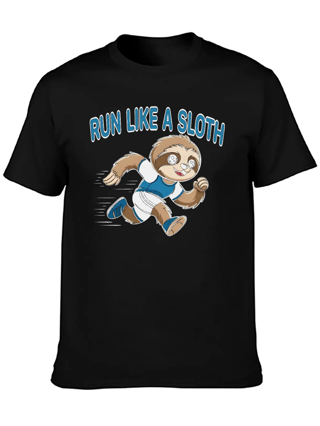 Run Like A Sloth Basic Graphic T-Shirt – Daily Comfort In Soft Cotton