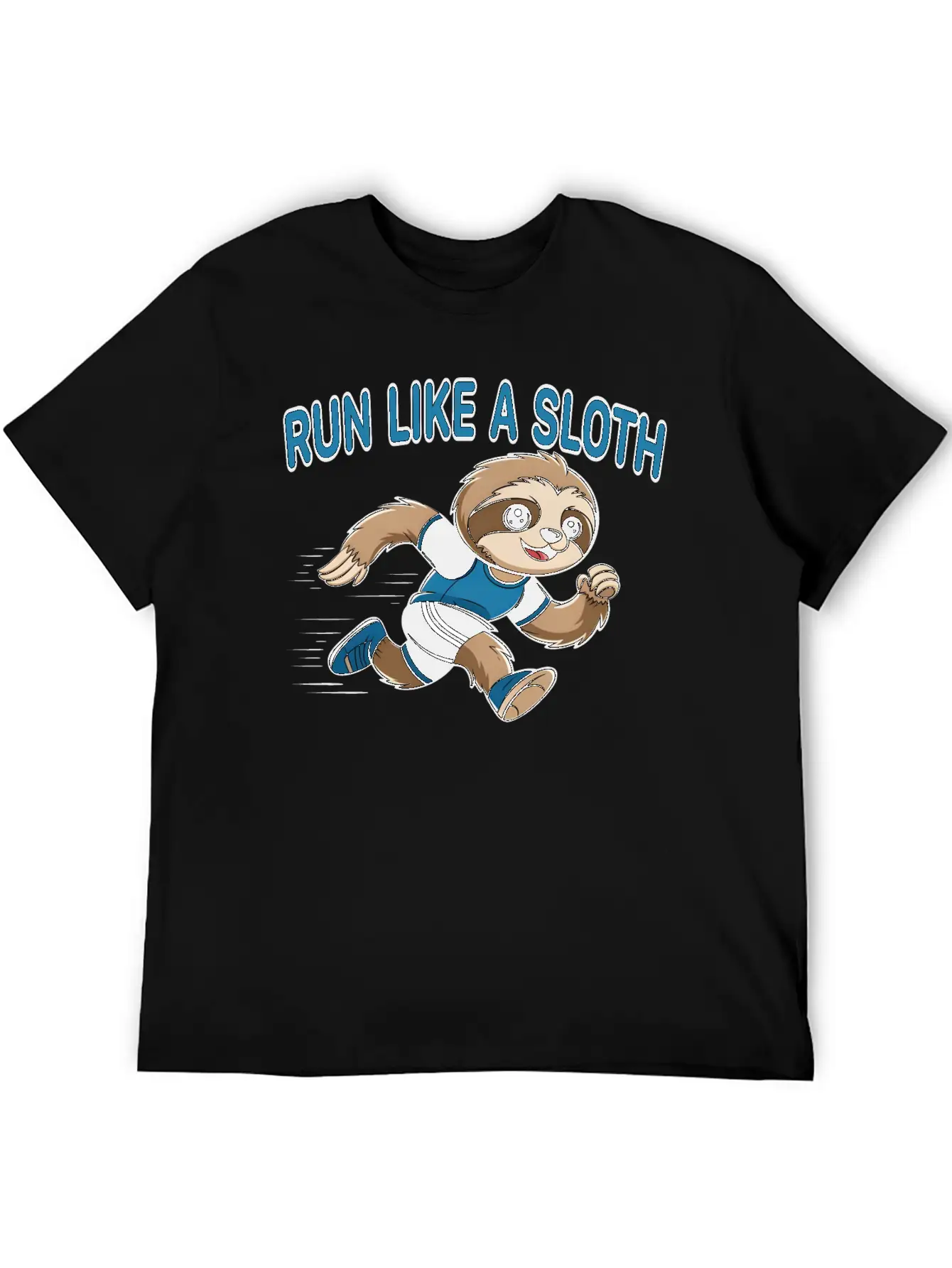 Run Like A Sloth Basic Graphic T-Shirt – Daily Comfort In Soft Cotton