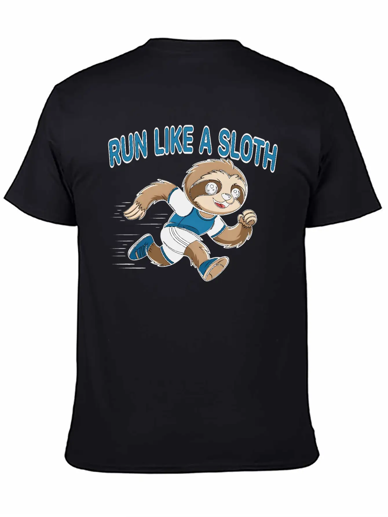 Run Like A Sloth Basic Graphic T-Shirt – Daily Comfort In Soft Cotton