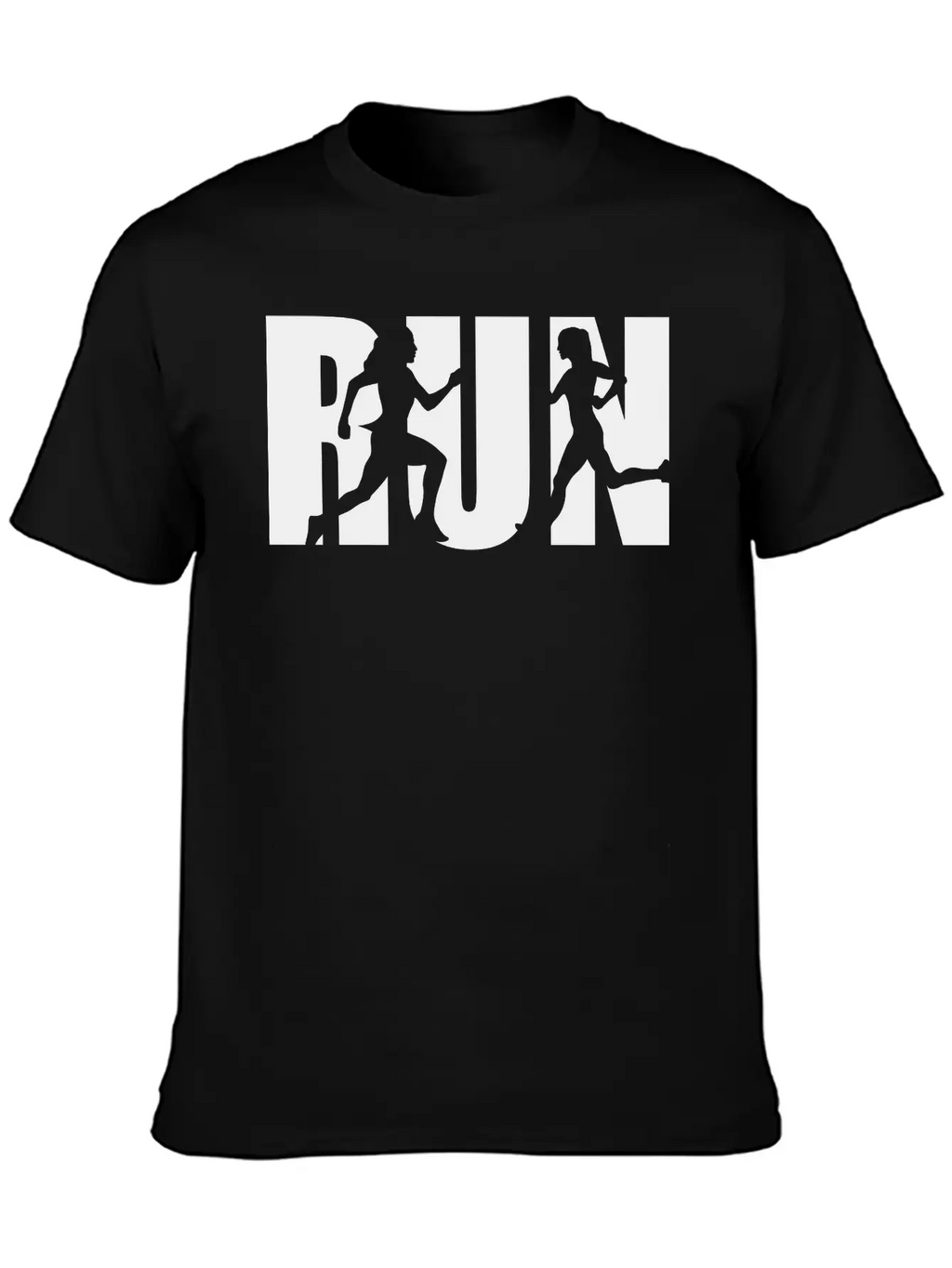 Run, Woman Running, Runner Stylish Everyday T-Shirt – Unisex Basic Cotton Tee