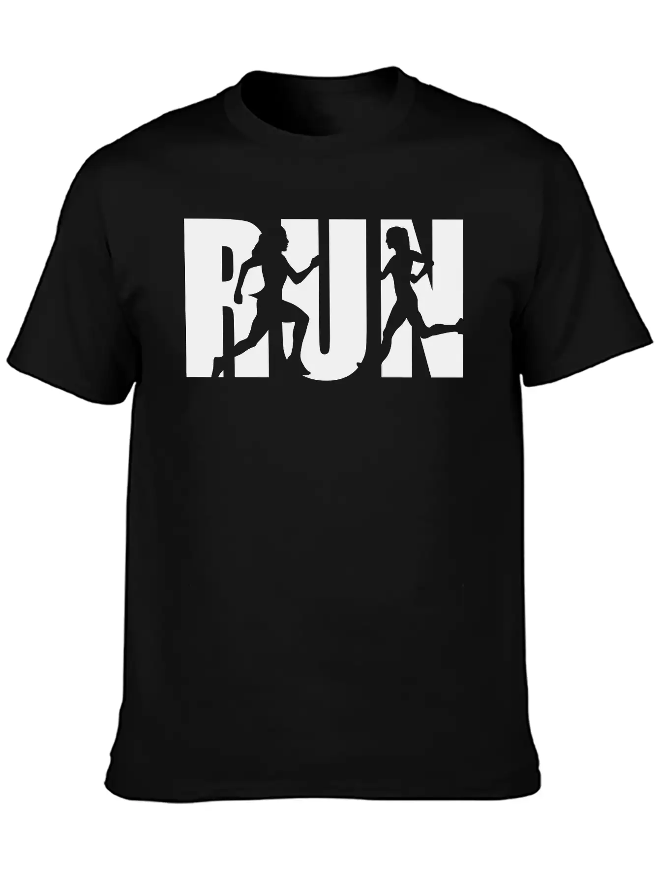 Run, Woman Running, Runner Stylish Everyday T-Shirt – Unisex Basic Cotton Tee