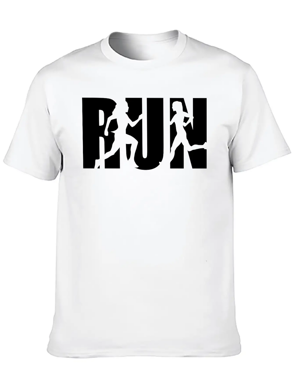 Run, Woman Running, Runner Stylish Everyday T-Shirt – Unisex Basic Cotton Tee