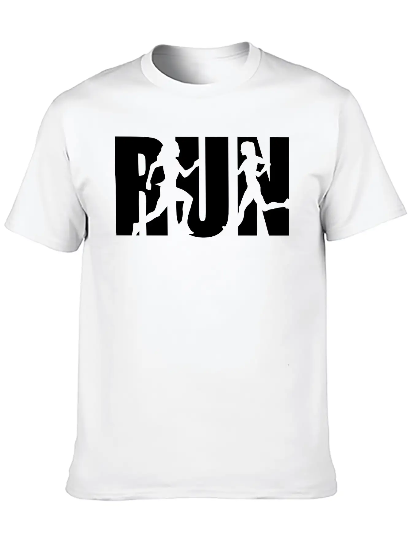 Run, Woman Running, Runner Stylish Everyday T-Shirt – Unisex Basic Cotton Tee