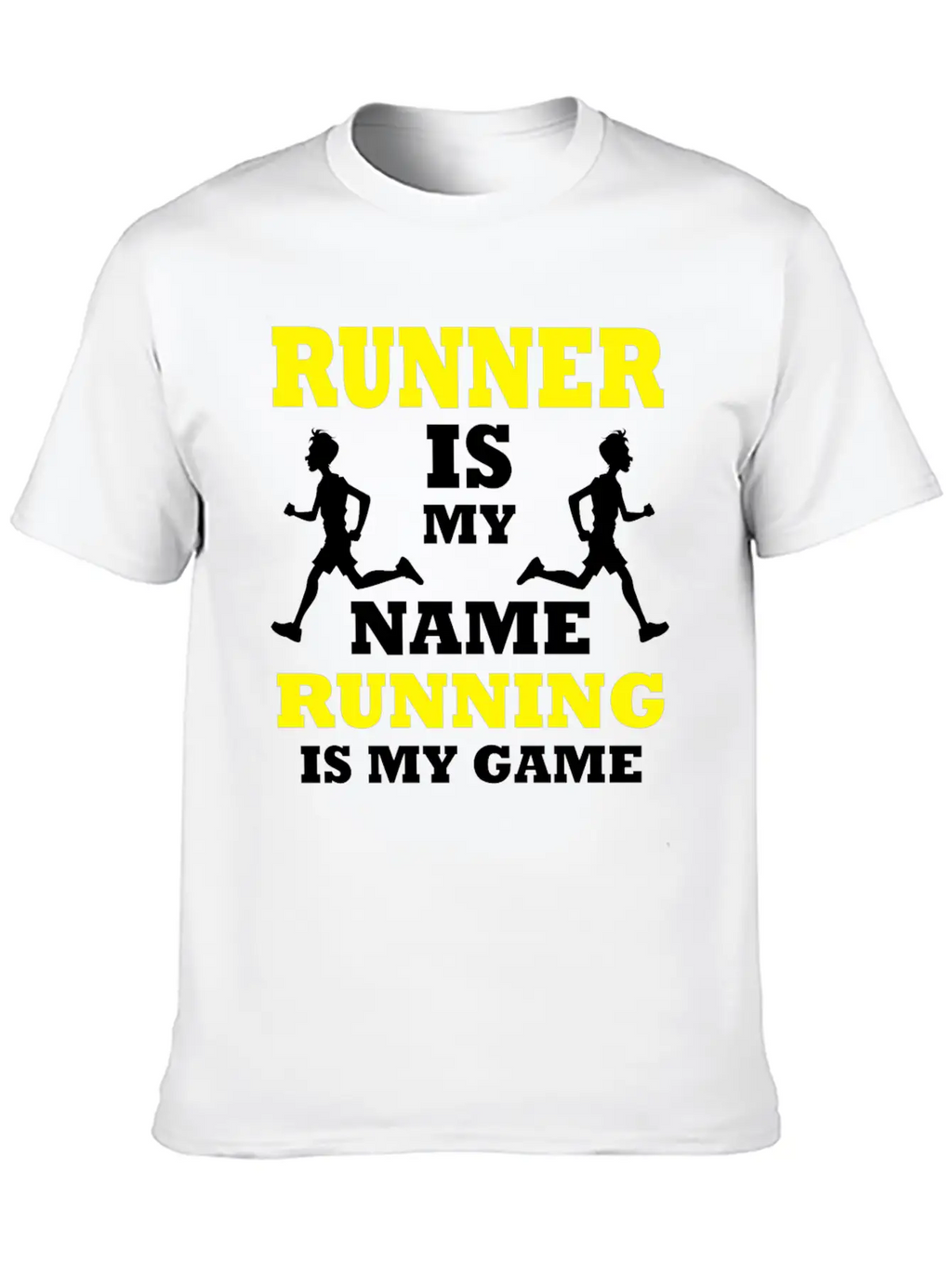 Runner Sprinter Miler Racer Player Running T-shirt Essential Cotton Tee For Daily Outfits – Unisex Style