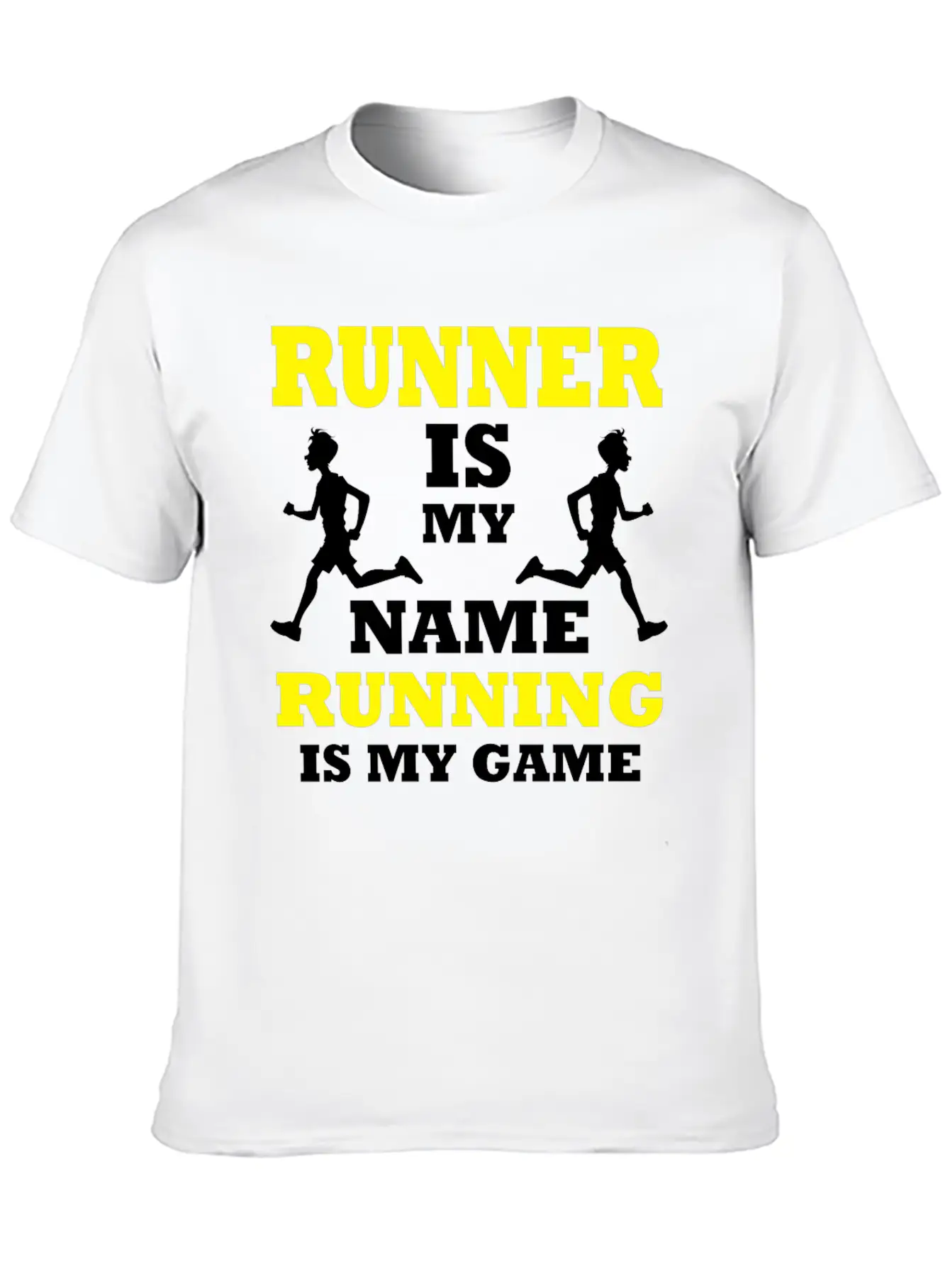 Runner Sprinter Miler Racer Player Running T-shirt Essential Cotton Tee For Daily Outfits – Unisex Style