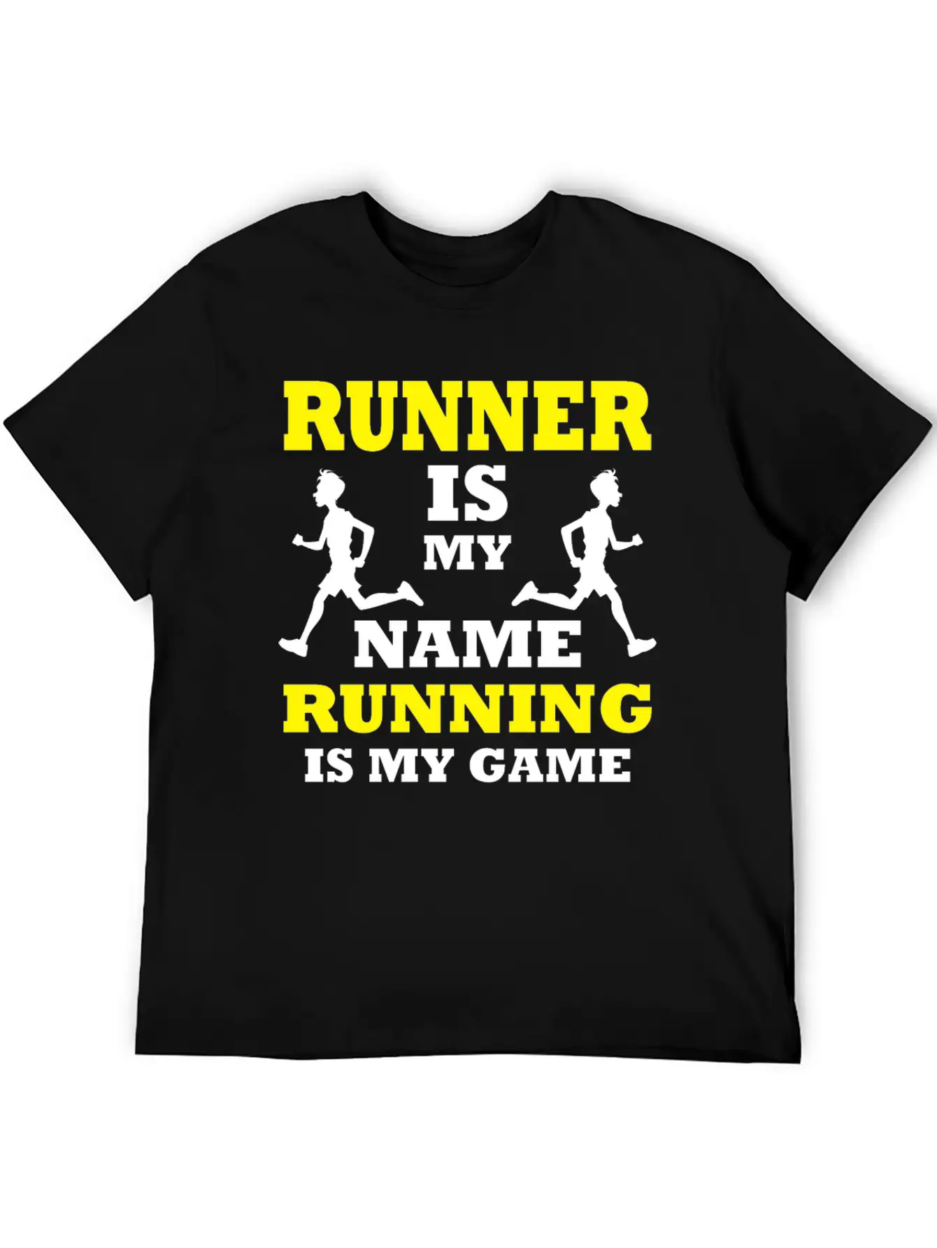 Runner Sprinter Miler Racer Player Running T-shirt Essential Cotton Tee For Daily Outfits – Unisex Style