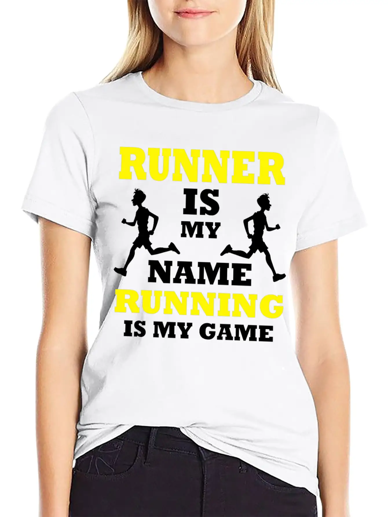 Runner Sprinter Miler Racer Player Running T-shirt Essential Cotton Tee For Daily Outfits – Unisex Style