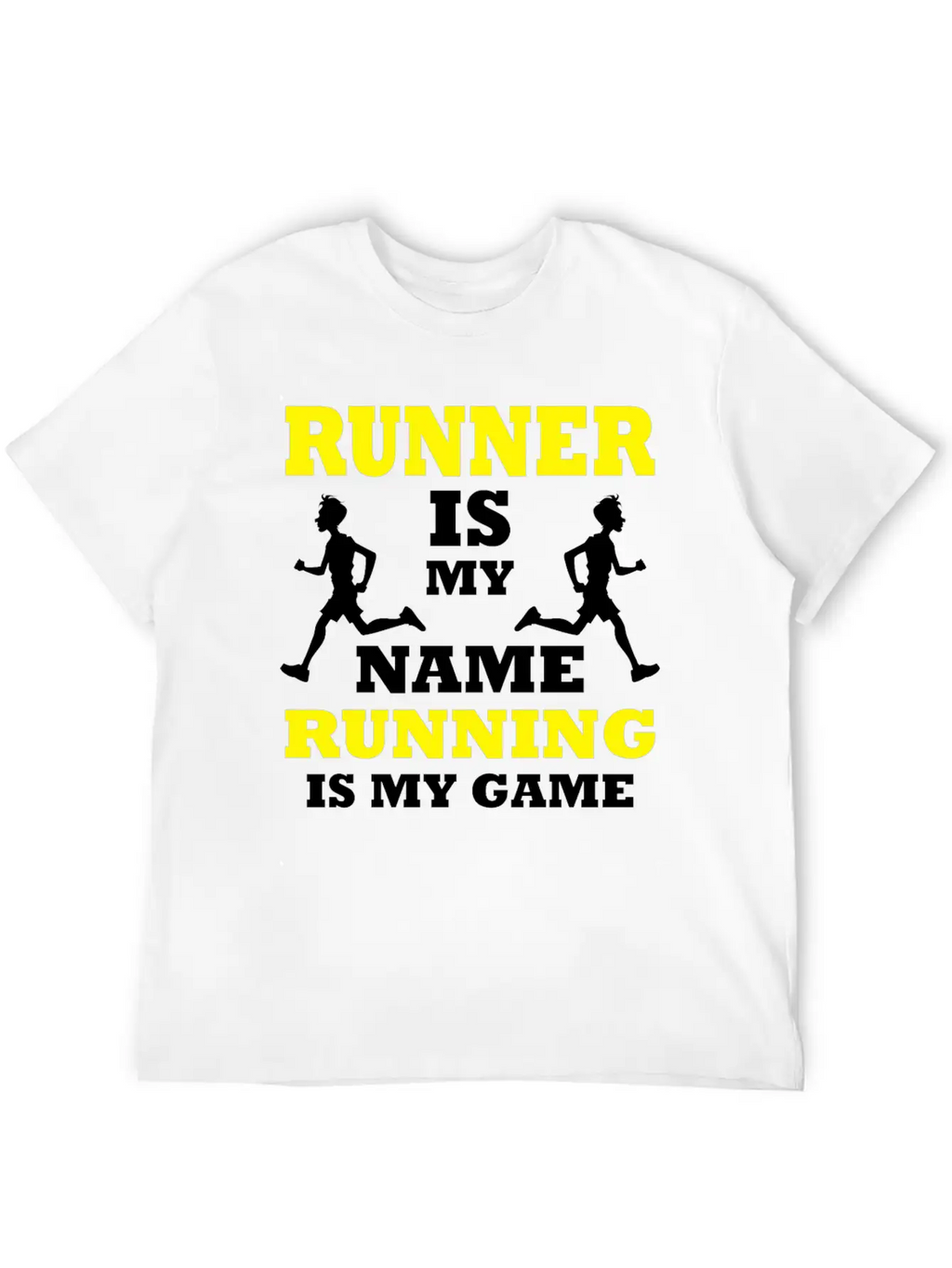 Runner Sprinter Miler Racer Player Running T-shirt Essential Cotton Tee For Daily Outfits – Unisex Style