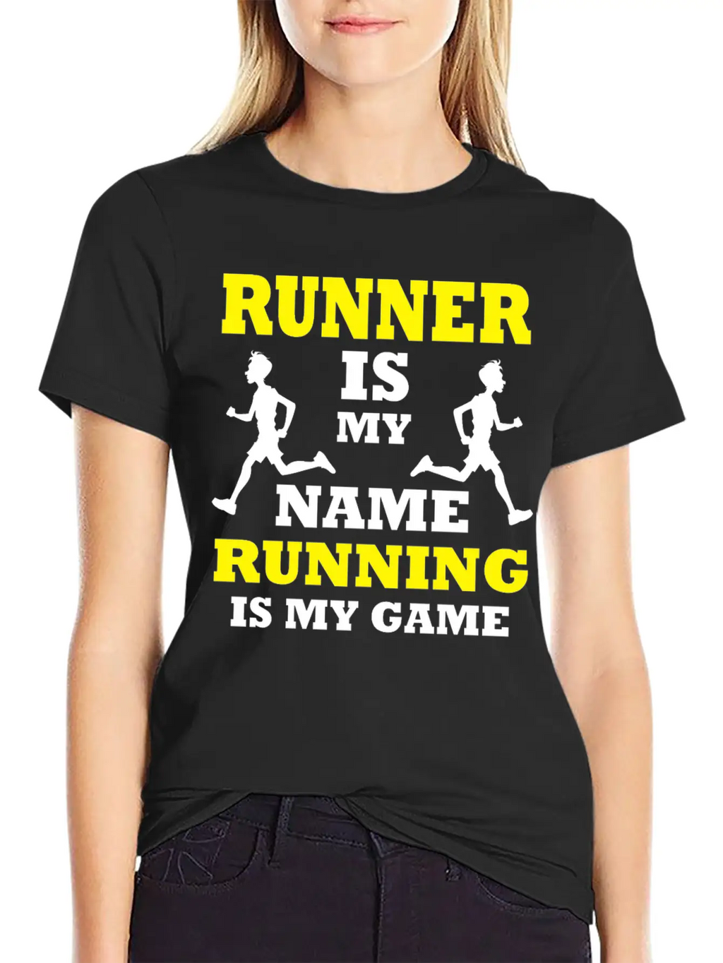 Runner Sprinter Miler Racer Player Running T-shirt Essential Cotton Tee For Daily Outfits – Unisex Style