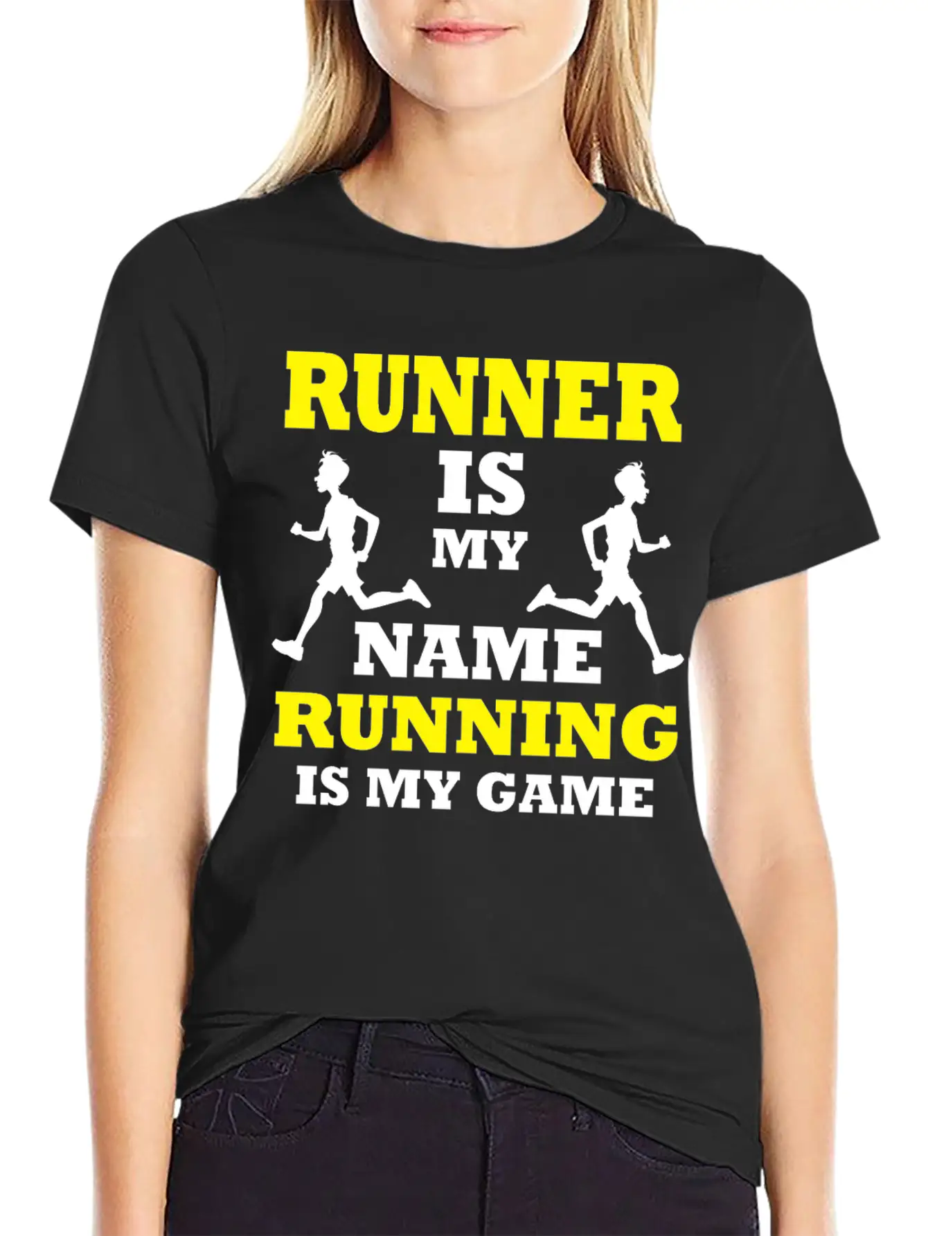 Runner Sprinter Miler Racer Player Running T-shirt Essential Cotton Tee For Daily Outfits – Unisex Style