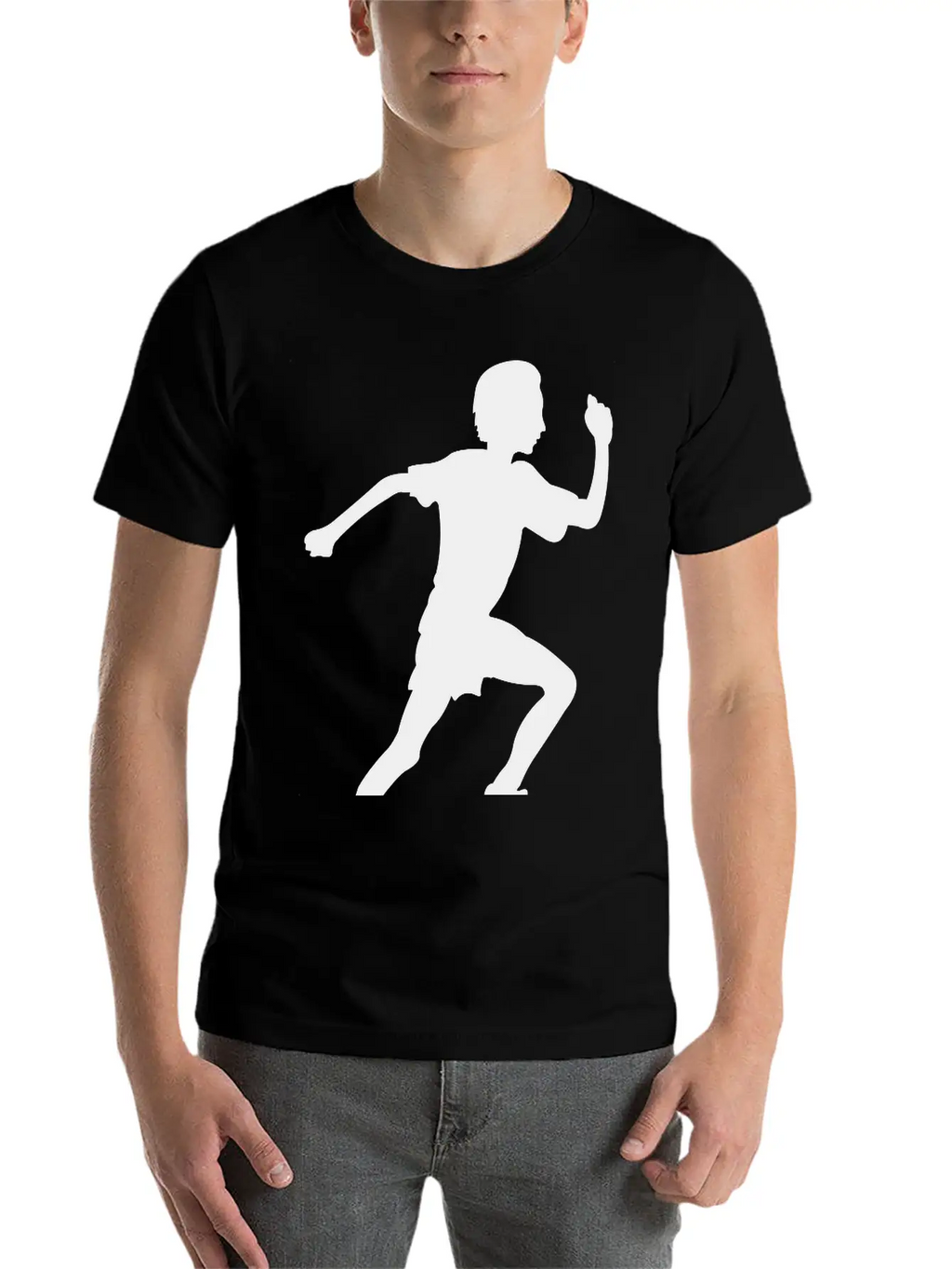 Running Boy Modern Fit Casual T-Shirt – Clean And Versatile Design