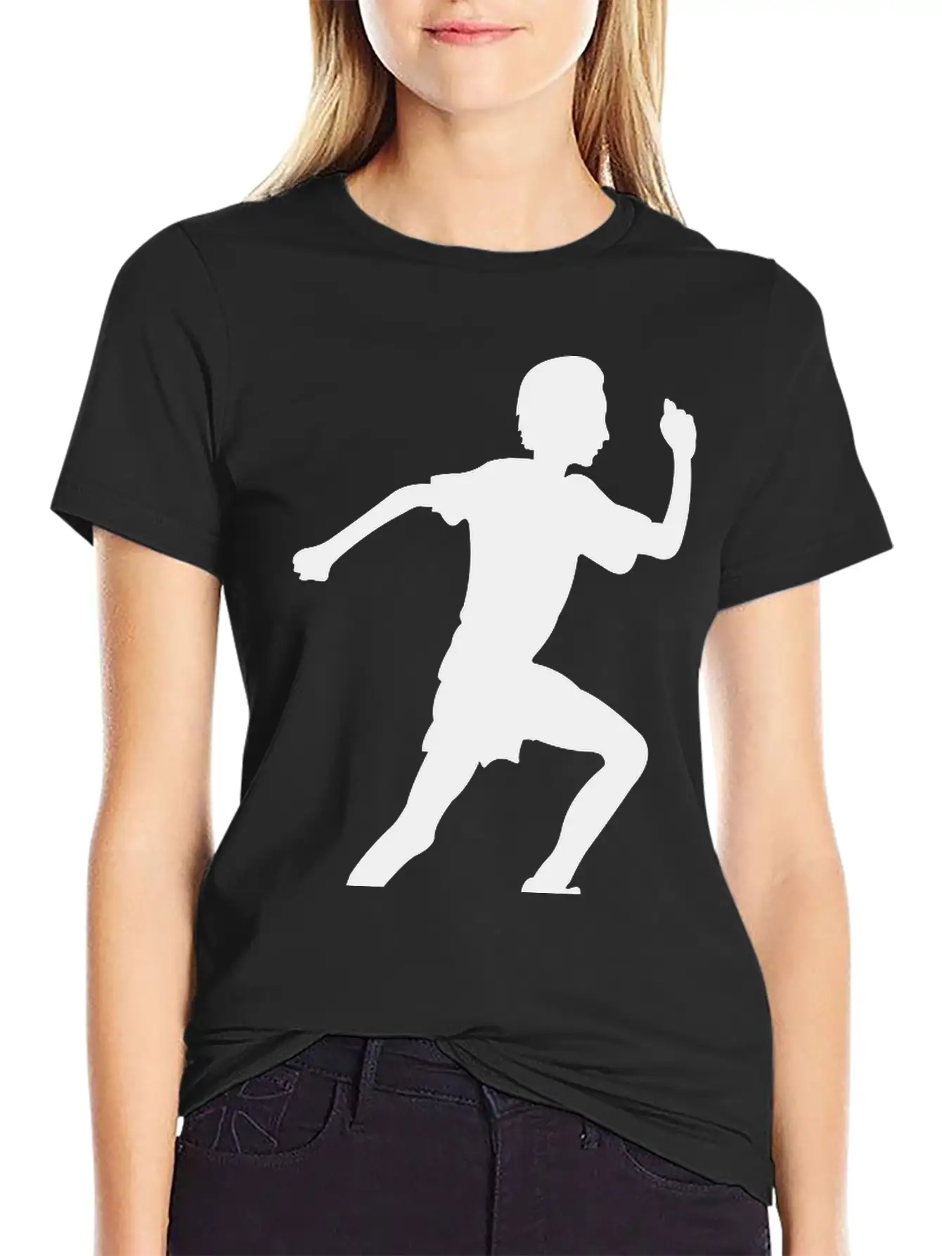 Running Boy Modern Fit Casual T-Shirt – Clean And Versatile Design