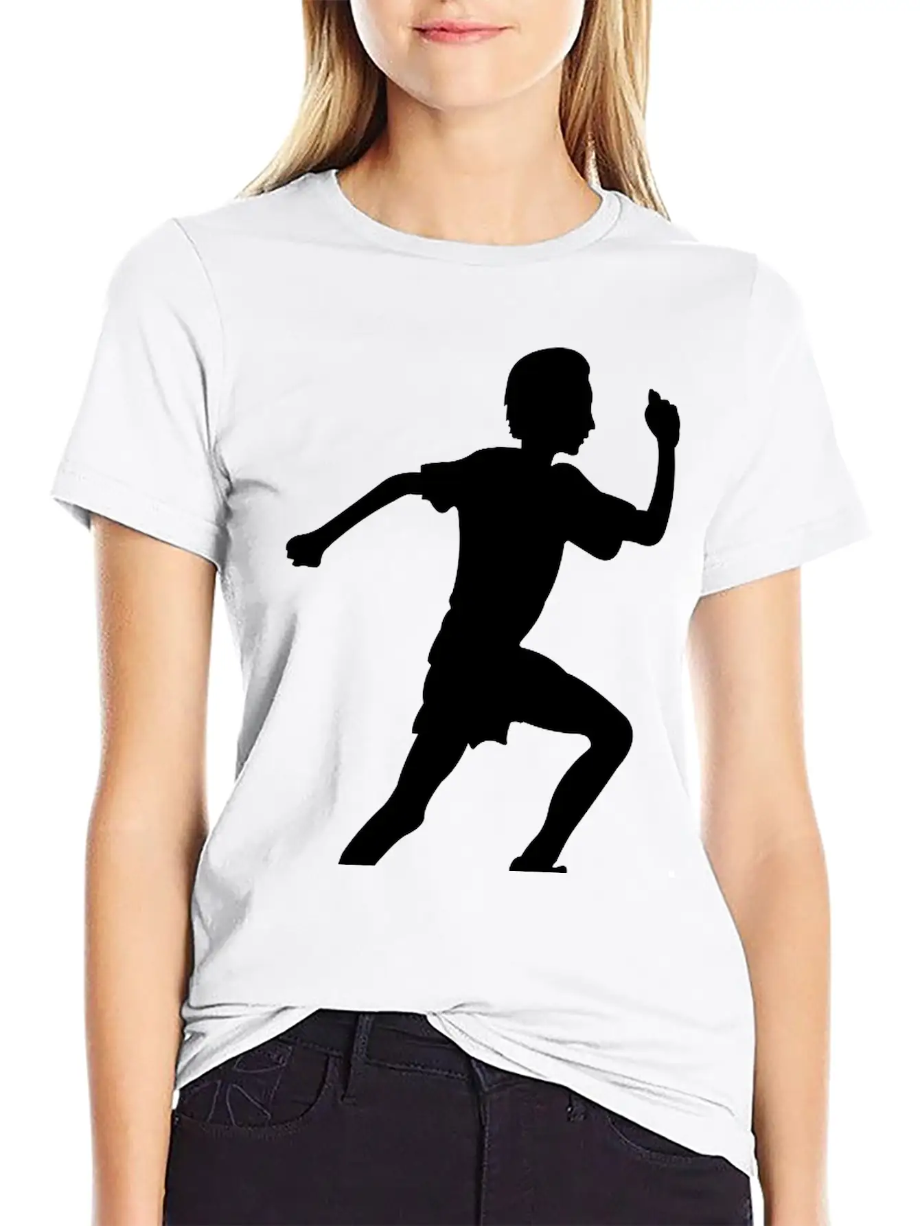 Running Boy Modern Fit Casual T-Shirt – Clean And Versatile Design