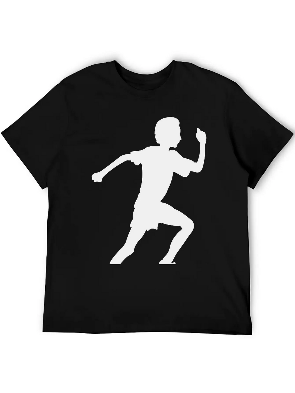Running Boy Modern Fit Casual T-Shirt – Clean And Versatile Design