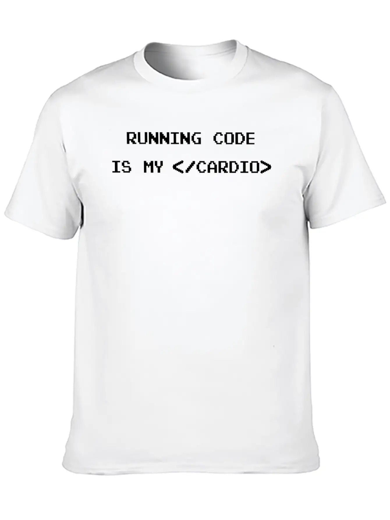 Running Code Is My Cardio Steminist Engineering Fu Breathable Soft Cotton T-Shirt – Timeless Casual Look