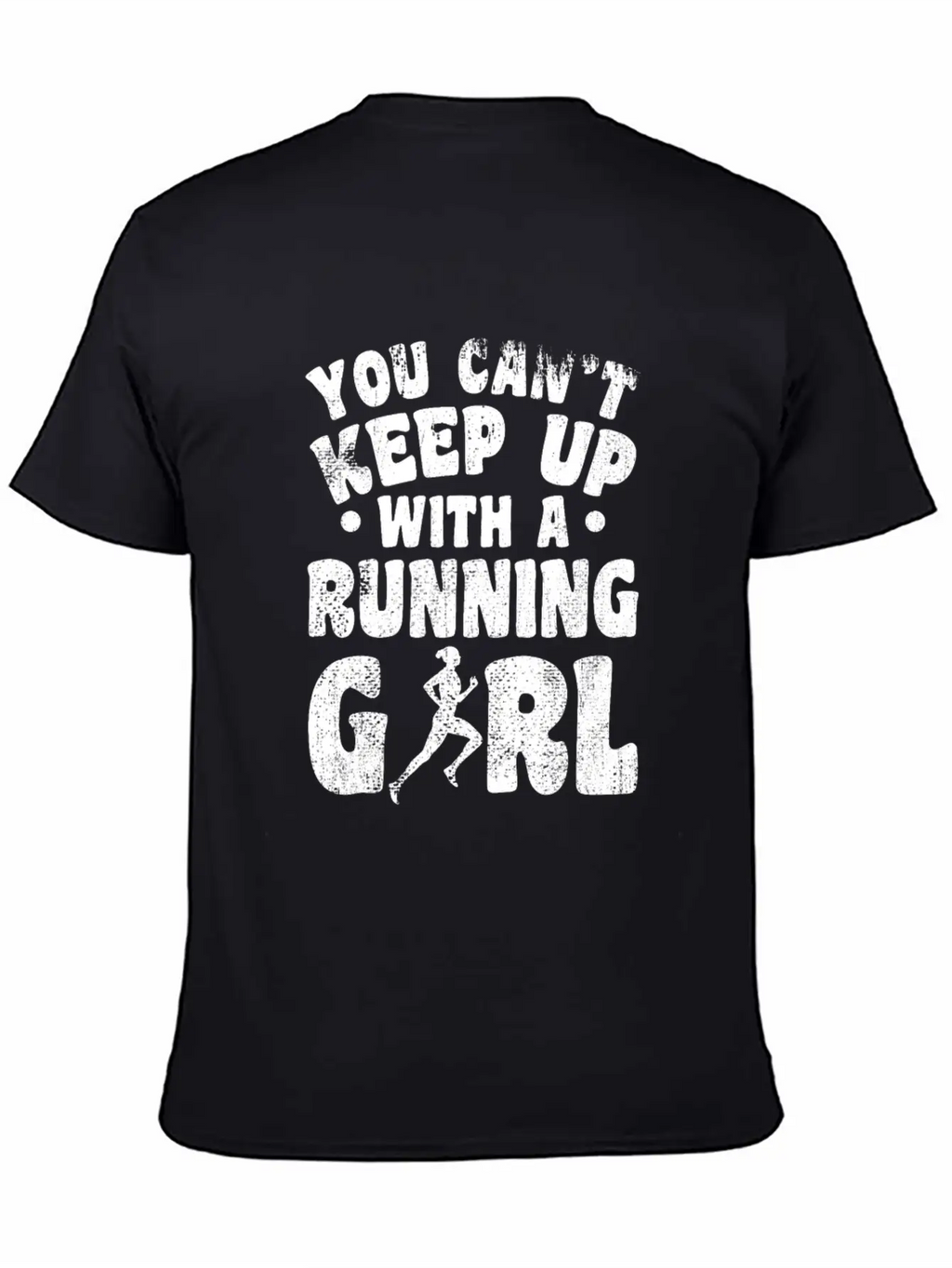 Running Girl Essential Cotton Tee For Daily Outfits – Unisex Style